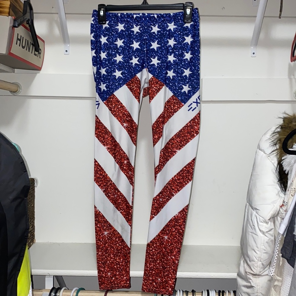 Women’s American flag leggings